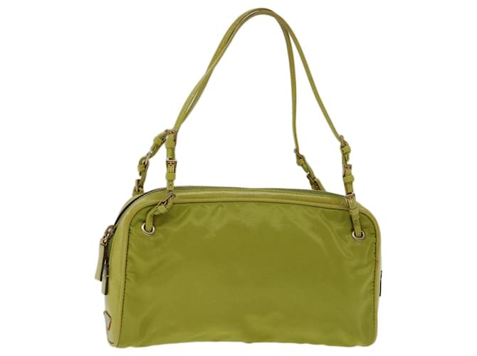 PRADA Hand Bag Nylon Green Auth ar11658b  ref.1325054