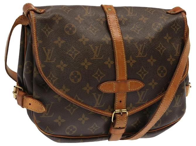 Louis Vuitton Monogram Saumur 30 Shoulder Bag M42256 LV Auth 68933 Cloth  ref.1325055