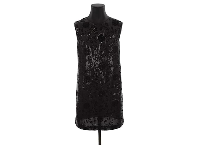 The Kooples Abito nero con paillettes Sintetico  ref.1325095