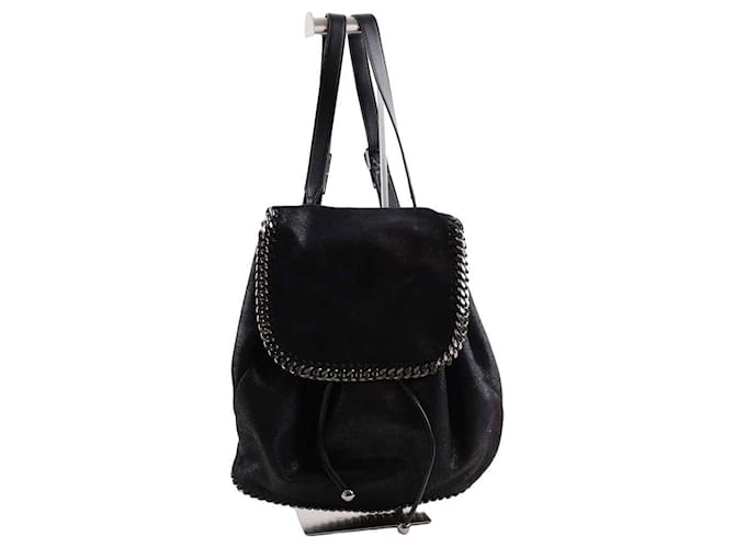 Stella Mc Cartney Vegetable leather backpack Black  ref.1325117
