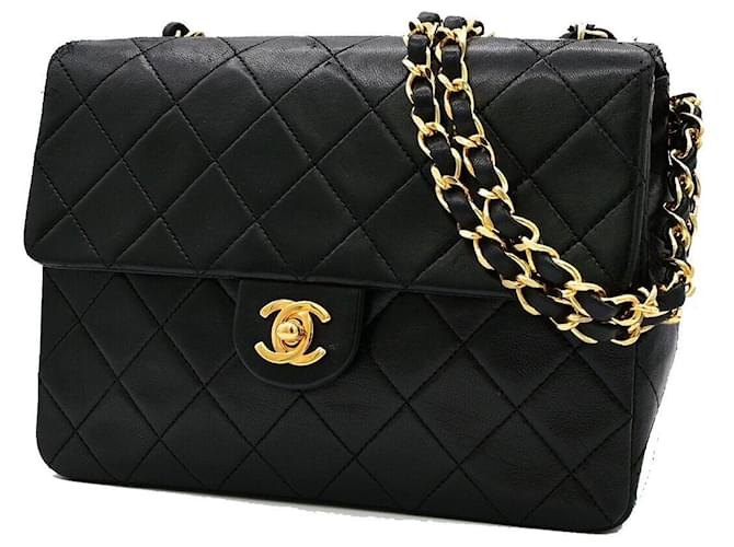 Chanel Timeless Black Leather  ref.1325134