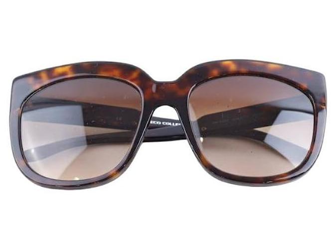 Stella Mc Cartney Óculos de sol castanhos Marrom Plástico  ref.1325179