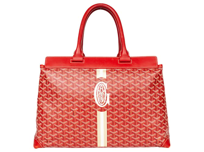 Goyard Bellechasse Red Tote Bag Cloth  ref.1325240