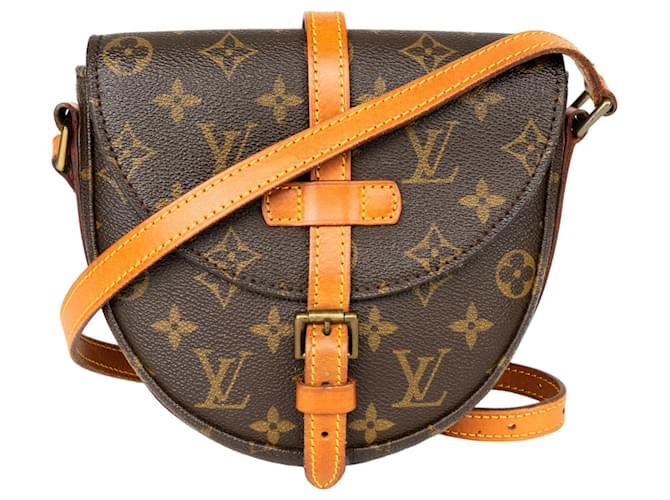 Louis Vuitton Canvas Monogram Chantilly PM Crossbody Bag Brown Leather  ref.1325247