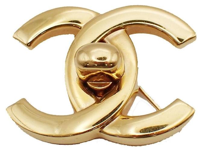 Timeless Chanel COCO Mark Dourado Banhado a ouro  ref.1325290
