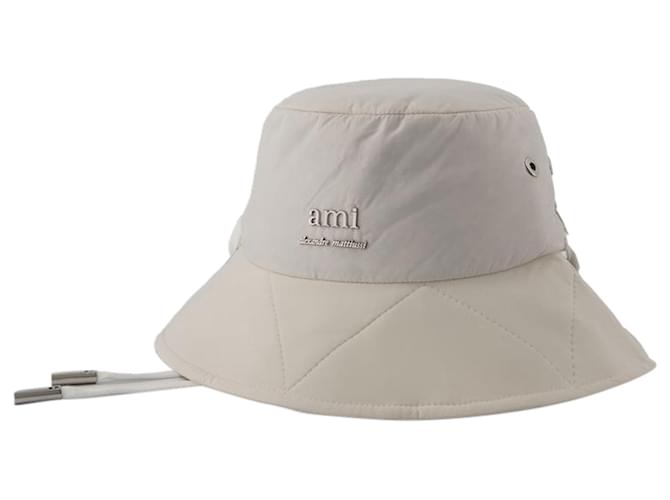 Sombrero de pescador Ami - AMI Paris - Sintético - Tiza  ref.1325307