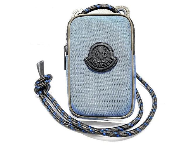 Moncler Nylon Phone Bag Bolso de hombro de lona en excelentes condiciones Lienzo  ref.1325360