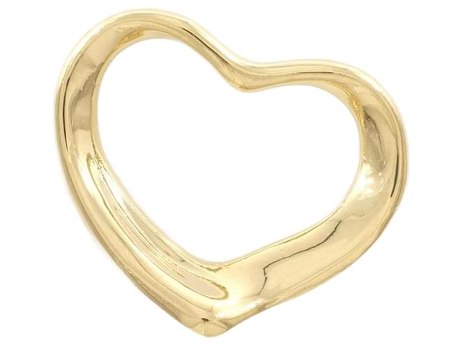 Tiffany & Co 18K Open Heart Pendant Metal  ref.1325365