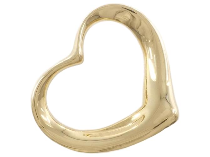 Tiffany & Co 18K Open Heart Pendant Metal  ref.1325379