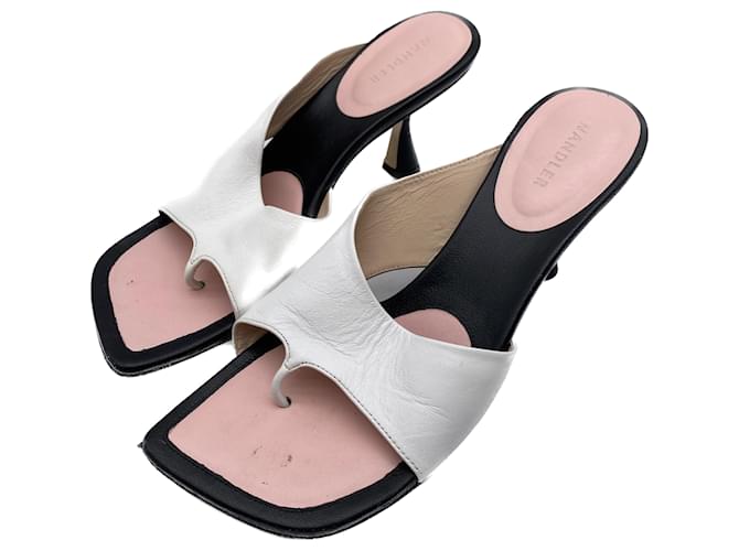 WANDLER  Mules & clogs T.eu 38 leather White  ref.1325400