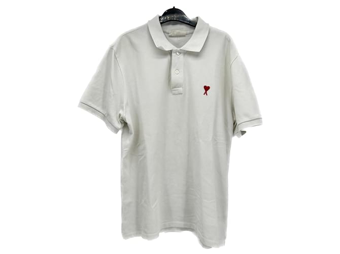 T-shirts AMI T.International L Coton Blanc  ref.1325418