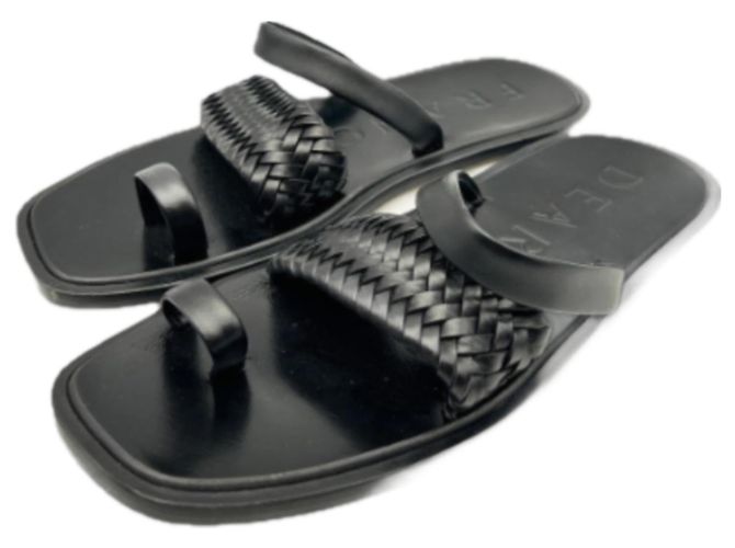 Autre Marque Care sandali Frances T.EU 37 Pelle Nero
