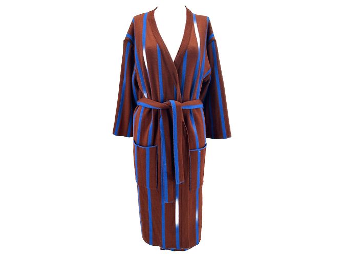 Autre Marque Non Signé / Unsigned jackets T.International S Wool Brown