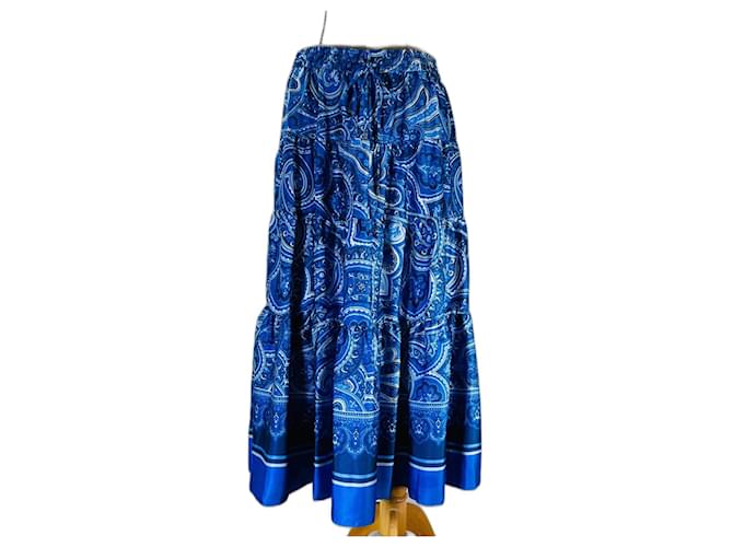 Ralph Lauren Skirts Blue Polyester  ref.1325556