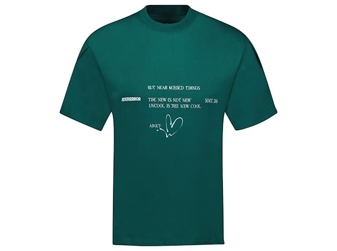 Autre Marque T-Shirt - Ader Error - Cotton - Green  ref.1325765