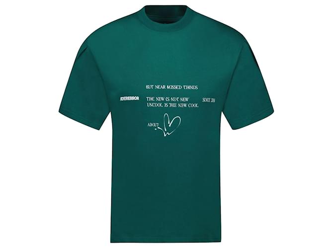 Autre Marque T-Shirt - Ader Error - Cotton - Green  ref.1325768