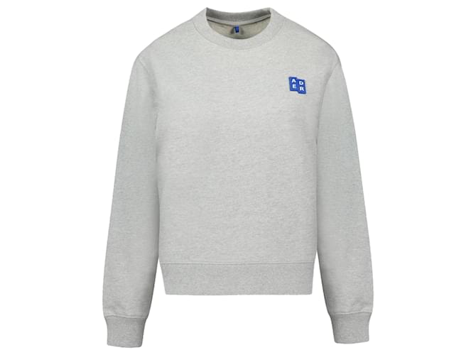 Autre Marque 01 TRS Tag Sweatshirt - Ader Error - Cotton - Grey  ref.1325796