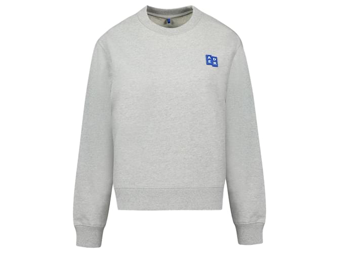 Autre Marque 01 TRS Tag Sweatshirt - Ader Error - Cotton - Grey  ref.1325798