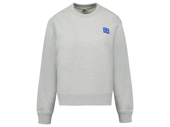 Autre Marque 01 TRS Tag Sweatshirt - Ader Error - Cotton - Grey  ref.1325804