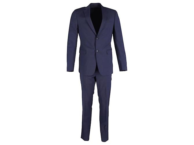 Completo due pezzi Ermenegildo Zegna in lana blu  ref.1325828