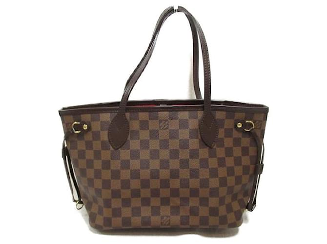 Louis Vuitton Damier Ebene Neverfull PM Tote Bag Toile N51109 inch  ref.1325928