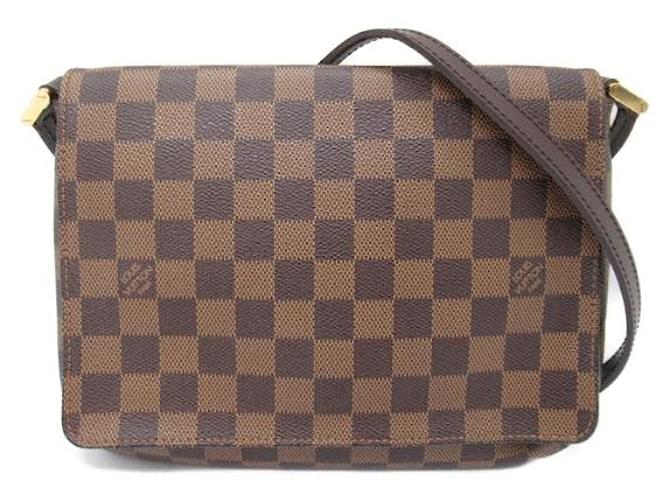 Louis Vuitton Damier Ebene Musette Tango Long Strap Crossbody Bag Canvas N51301 in Cloth  ref.1325930