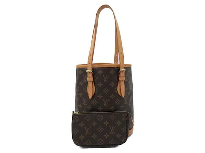 Louis Vuitton Monogram Bucket PM  Tote Bag Canvas M42238 in Cloth  ref.1325932