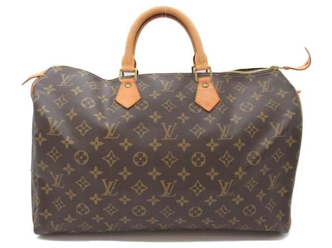 Speedy Louis Vuitton-Monogramm schnell 40 Handtasche Canvas M41522 in guter Kondition Leinwand  ref.1325942