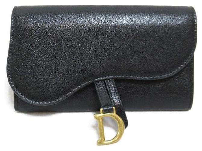 Dior Leather Saddle Long Wallet  Long Wallet Leather S5680CCEH in  ref.1325947