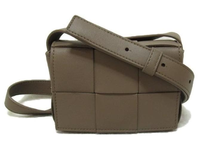 Bottega Veneta Leather Mini Cassette Crossbody Bag  Crossbody Bag Leather 666688VMAY12560 in  ref.1325957