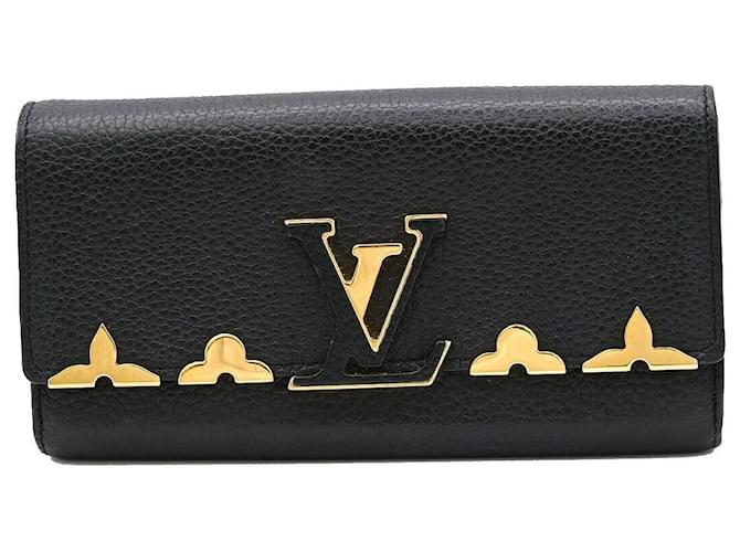 Louis Vuitton Capucines Nero Pelle  ref.1326050