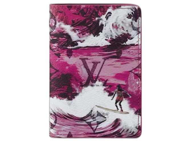 Louis Vuitton LV Pocket organizer monogram surfin new Pink Cloth  ref.1326086