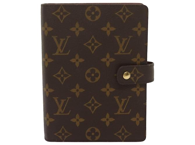 Louis Vuitton Agenda Cover Brown Cloth  ref.1326093