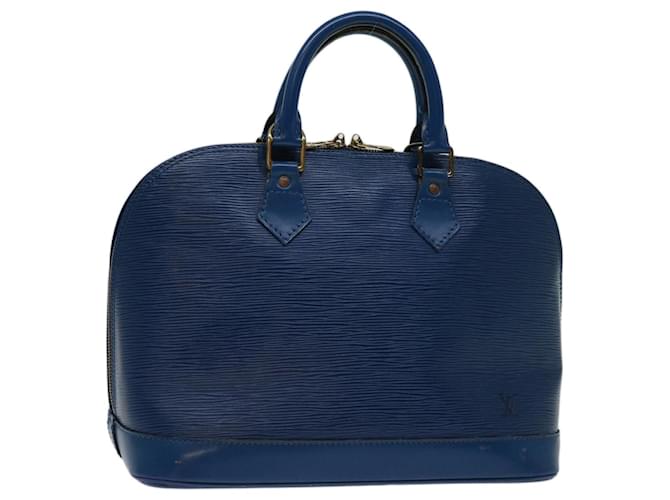 LOUIS VUITTON Epi Alma Hand Bag Toledo Blue M52145 LV Auth 69396 Leather  ref.1326130