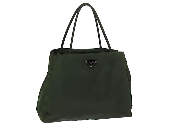 PRADA Tote Bag Nylon Green Auth ep3813  ref.1326131