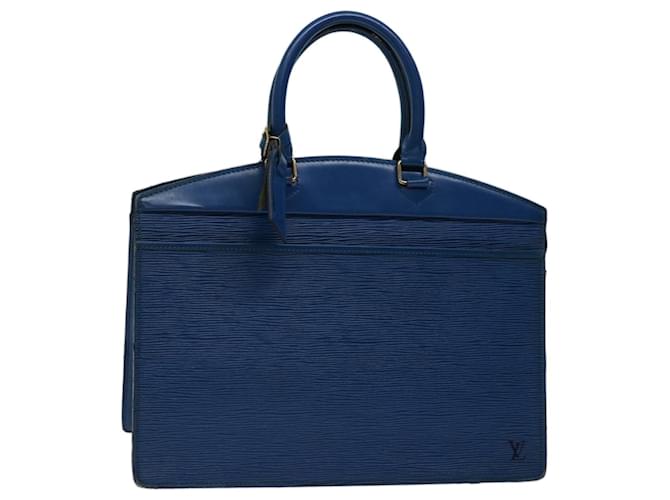 LOUIS VUITTON Epi Riviera Hand Bag Blue M48185 LV Auth 70112 Leather  ref.1326174