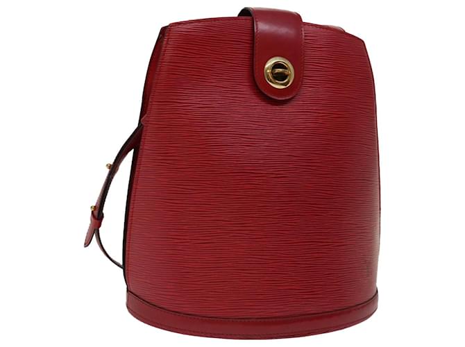 LOUIS VUITTON Epi Cluny Shoulder Bag Red M52257 LV Auth 69933 Leather  ref.1326240