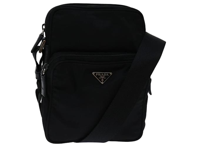 PRADA Shoulder Bag Nylon Black Auth ep3731  ref.1326251