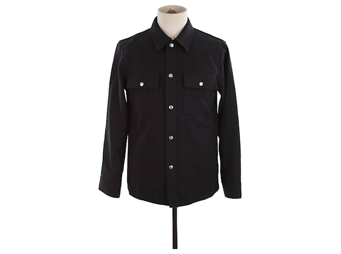 Sandro Wool jacket Black  ref.1326319