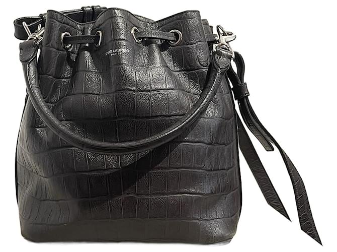 Emmanuelle SAINT LAURENT  Handbags T.  leather Black  ref.1326340