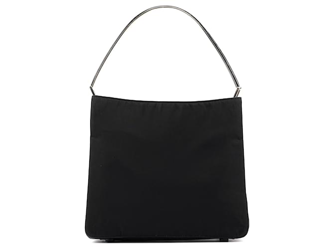 PRADA Shoulder bags Cloth Black Tessuto Metallo  ref.1326444
