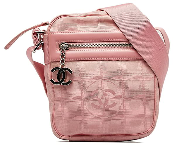 CHANEL HandbagsCloth Pink  ref.1326481