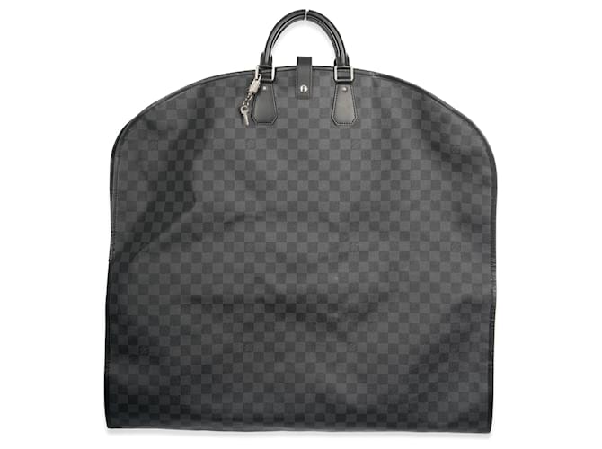 Portador de ropa individual de lona grafito Louis Vuitton Damier Negro Gris Lienzo  ref.1326529