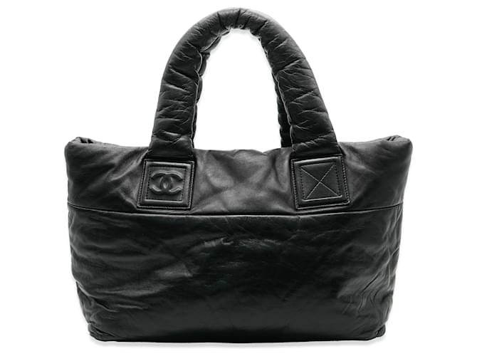 Chanel Black Lambskin Small Coco Cocoon Reversible Tote Leather  ref.1326541