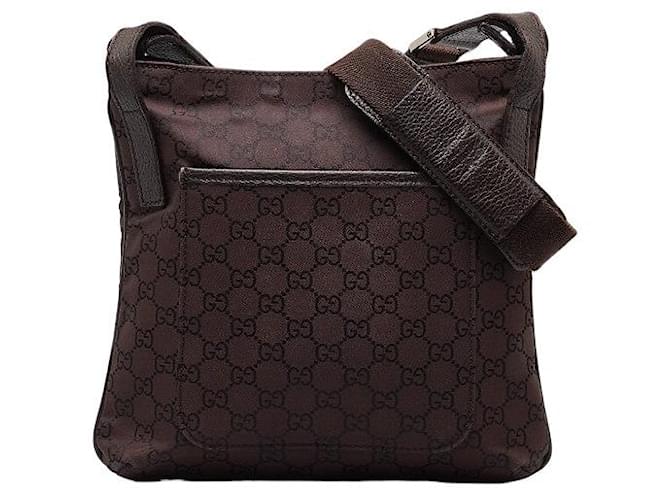 Gucci GG Canvas Crossbody Bag Crossbody Bag Canvas 293572 in good condition Cloth  ref.1326557