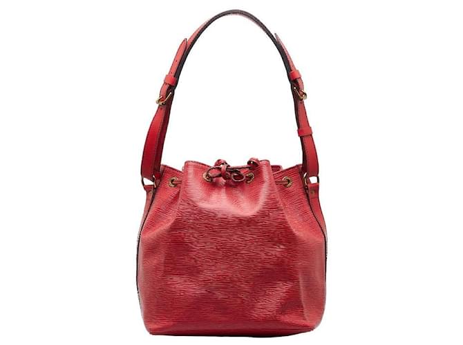 Louis Vuitton Epi Petit Noe Shoulder Bag Leather M44107 in good condition  ref.1326574