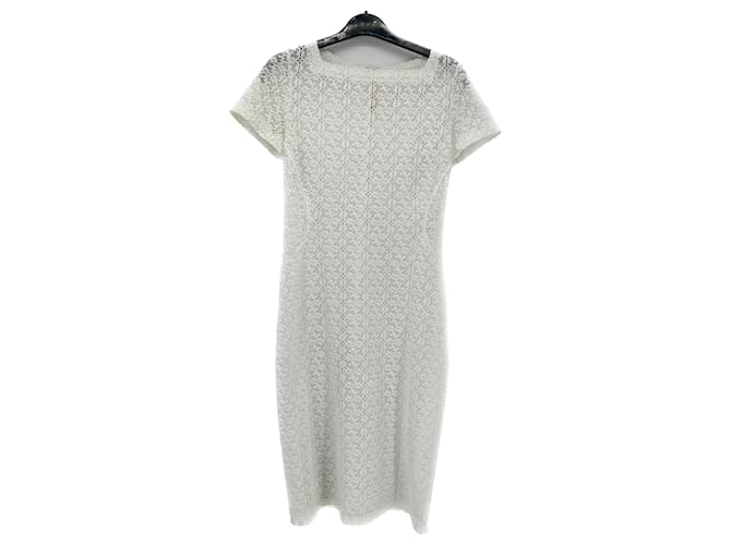 Alaïa ALAIA  Dresses T.International S Cotton White  ref.1326606