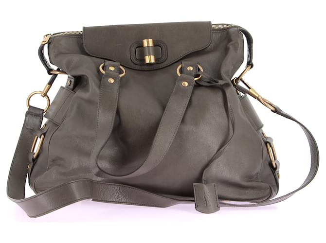SAINT LAURENT  Handbags T.  leather Grey  ref.1326631