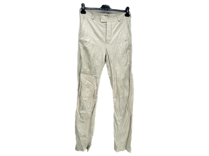 ZADIG & VOLTAIRE  Trousers T.fr 34 leather White  ref.1326637