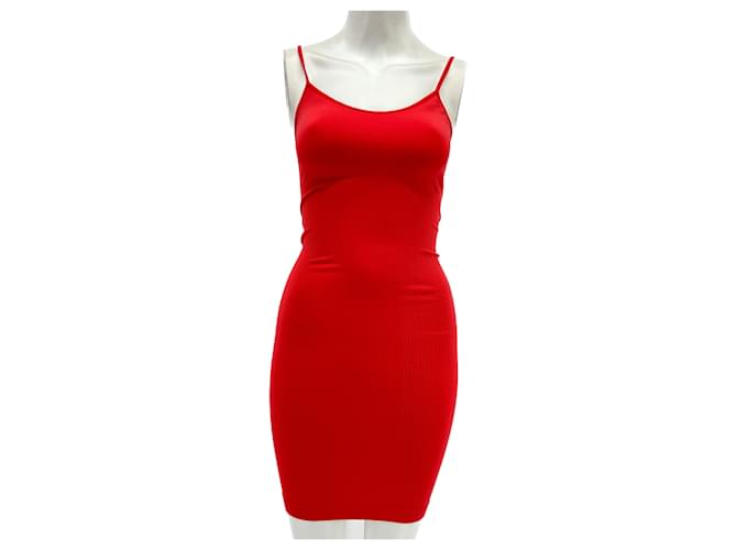 Alaïa ALAIA  Dresses T.fr 38 polyester Red  ref.1326657